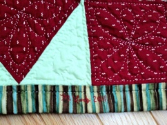 Poinsettia Quilt (Detail) Poinsettia Quilt (Detail)